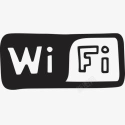 访问连接互联网WiFi无线电子素材