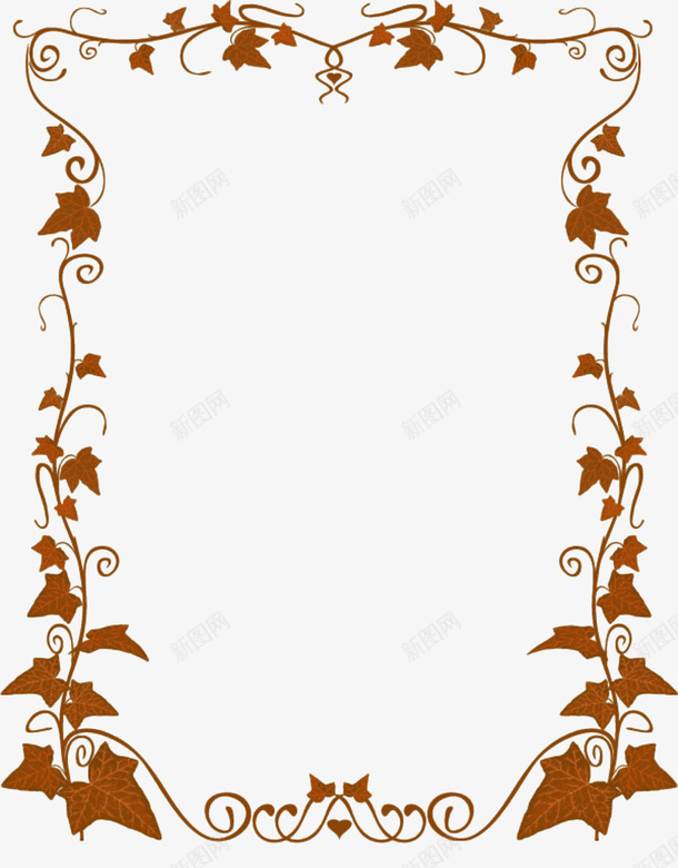 葡萄藤边框png免抠素材_88icon https://88icon.com PNG图片 PNG图片素材 PNG素材 PNG素材免费下载 树藤 葡萄藤 边框