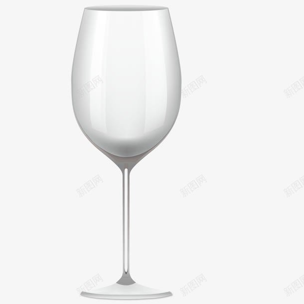 玻璃杯矢量图ai免抠素材_88icon https://88icon.com 器皿 白色 红酒杯 透明 矢量图