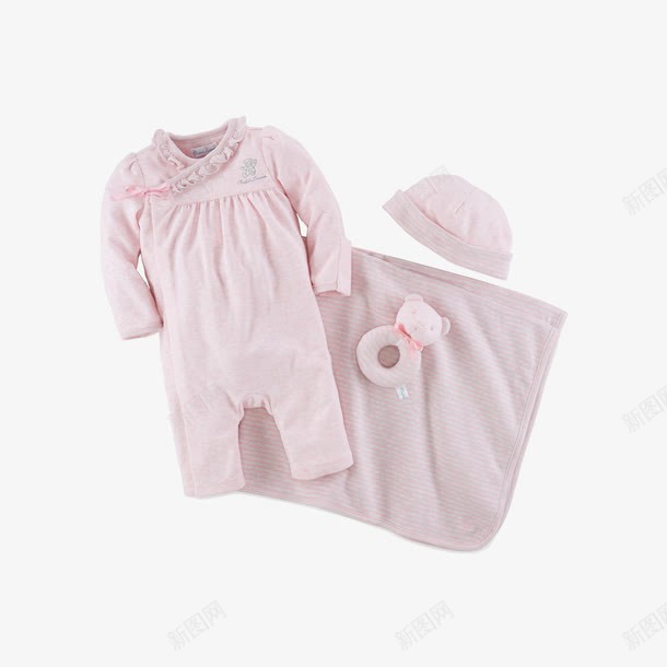 拉夫劳伦全棉四件套png免抠素材_88icon https://88icon.com Childrenswear Lauren Ralph 产品实物 全棉 品牌 婴幼儿 帽子 摇铃 柔软舒适 毯子 礼盒 长袖系带哈衣