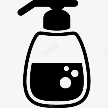 单瓶皂液瓶图标图标
