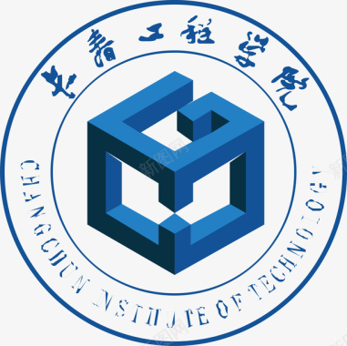 大学标志长春工程学院logo图标图标