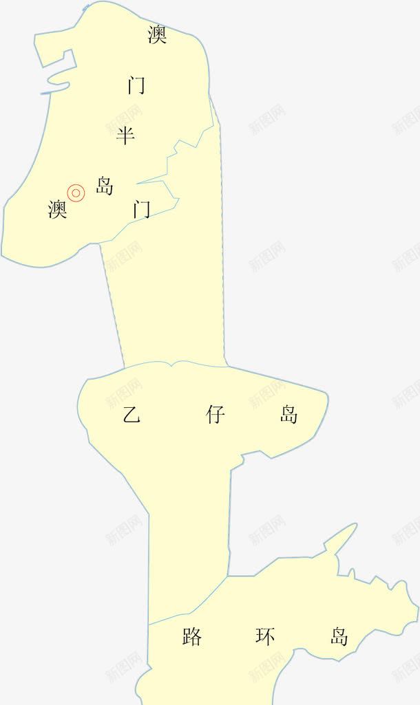 澳门地图png免抠素材_88icon https://88icon.com 中国省份地图 地图 省份地图 省级行政区 矢量地图