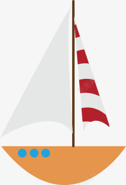 单体帆船翻船科技矢量图高清图片