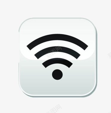 WIFI科技公共免费网络标识图标图标