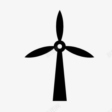 矢量风车素材wind14图标图标