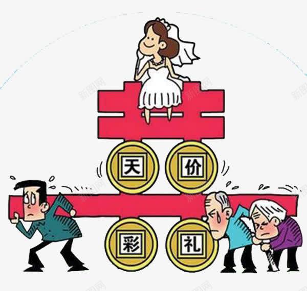 农村的天价彩礼png免抠素材_88icon https://88icon.com 农村 农村人 农民 卡通 天价 彩礼 手绘 结婚 辛勤