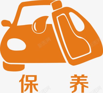 汽车4S店展架汽车保养图标图标