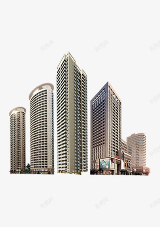 建筑群楼体图png免抠素材_88icon https://88icon.com 建筑园林 房地产广告 楼体 楼体亮化 楼盘