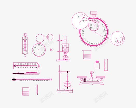 实验器材png免抠素材_88icon https://88icon.com 物理实验室 称重器 重力机