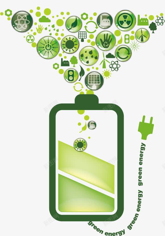 创意手机充电png免抠素材_88icon https://88icon.com 充电 创意 太阳能 手机 抽象 环保 绿色 绿色能源 风能