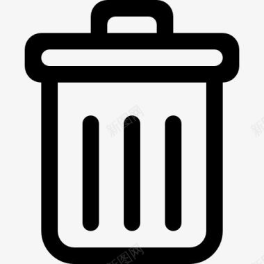 垃圾桶回收站图标图标