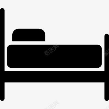床垫床图标图标