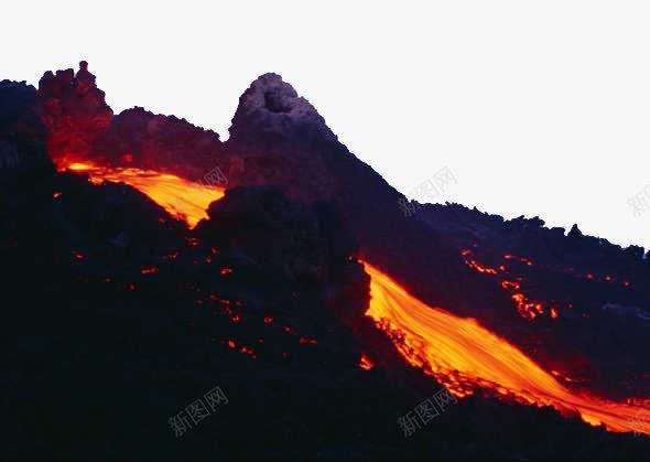 火山岩浆png免抠素材_88icon https://88icon.com 岩浆 火山 爆发