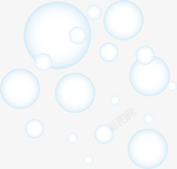 氧气气泡透明泡泡高清图片