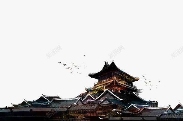 古寺png免抠素材_88icon https://88icon.com 古寺 古屋 复古 寺庙 建筑