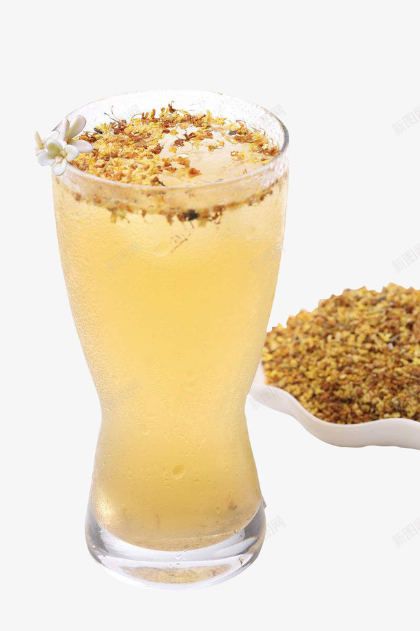 玻璃器皿茶杯桂花茶png免抠素材_88icon https://88icon.com 乌龙茶 健康生活 养生茶 桂花乌龙 桂花花茶 茶具茶杯 茶叶茶包