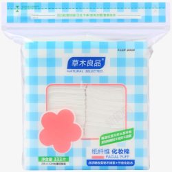 草木良品纸纤维化妆棉333片素材