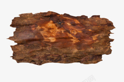断木红色带刮痕的旧木块实物高清图片