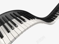 弹奏音乐跳跃的钢琴高清图片