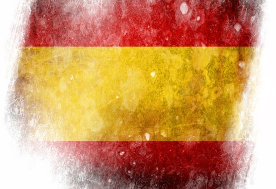 西班牙国旗背景