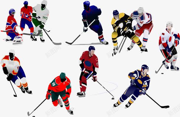冰球运动员png免抠素材_88icon https://88icon.com nbsp 体育 冰上运动 冰球 剪影 多边形 比赛 滑冰 矢量素材 装饰图案 运动 运动员