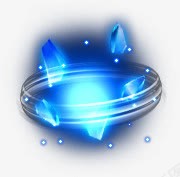蓝色眩光png免抠素材_88icon https://88icon.com 发光 眩光 蓝色