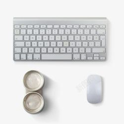 文具批发市场白色键盘鼠标高清图片