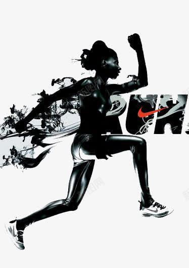 奔跑的女生png免抠素材_88icon https://88icon.com NIKE RUN 健康 耐克 跑步 跑步鞋 运动 运动品牌 黑人女生