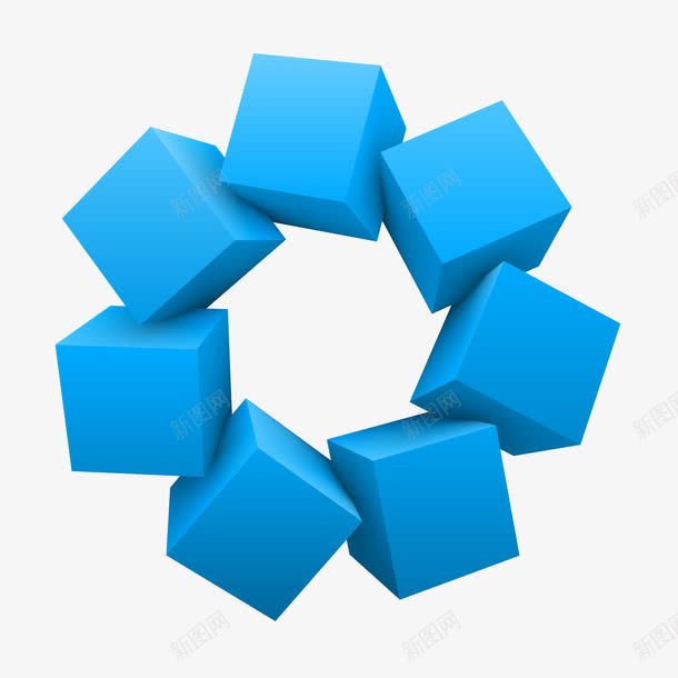 3d立方体装饰png免抠素材_88icon https://88icon.com 3d 多边形图片 立体 立方体