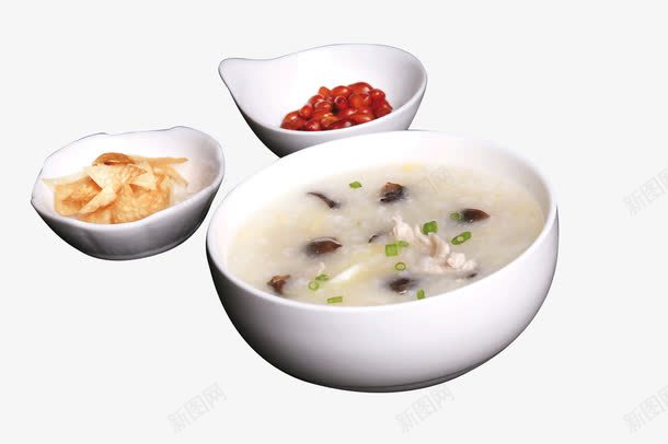 香菇鸡滑粥米粥小菜png免抠素材_88icon https://88icon.com 免扣素材 咸粥 大米 大米粥 白粥 花生小菜 香菇