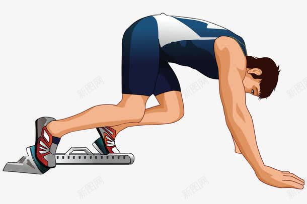 准备起跑的男孩png免抠素材_88icon https://88icon.com 卡通 气泡 男孩 跑步 运动