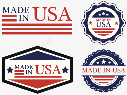 橡皮美国制造图标图标