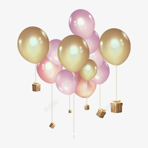 一些彩色的立体化气球png免抠素材_88icon https://88icon.com 一些气球 气球墙 氢气球 礼物 立体化 粉色 金气球 金色 香槟色