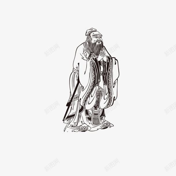 老子png免抠素材_88icon https://88icon.com 工笔画老子李耳 绘画 老子孔子 道家学派