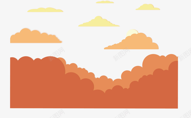 美丽夕阳日落景色png免抠素材_88icon https://88icon.com 夕阳景色 夕阳美景 日落 日落景色 矢量png 美丽夕阳