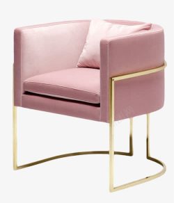 材料皮质粉色的椅子高清图片