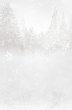 灰色浪漫雪天背景背景