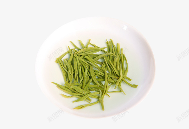 鲜嫩的毛尖茶png免抠素材_88icon https://88icon.com 一堆茶叶 毛尖茶 泡茶茶叶 盘子里的茶底 绿色茶底 茶叶茶底