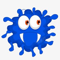毛状体病毒细胞卡通病毒形状体高清图片