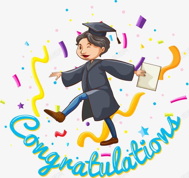 毕业季卡通手绘祝贺毕业卡片png免抠素材_88icon https://88icon.com 博士帽 卡片 卡通毕业生 学位 学士帽 开心毕业生 彩带 毕业 毕业卡通图 毕业季 毕业生 毕业证书 硕士帽 证书 贺卡