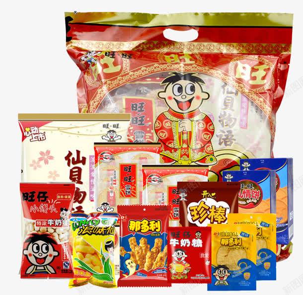 旺旺礼包png免抠素材_88icon https://88icon.com 休闲食品 大礼包 新年福利 旺旺礼包