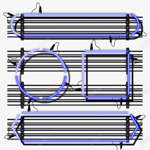 紫色电商发光灯管元素png免抠素材_88icon https://88icon.com 光芒 创意 发光 打折 活动 灯光 电商 紫色