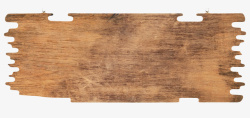 棕色边缘参差不齐的旧木块实物素材