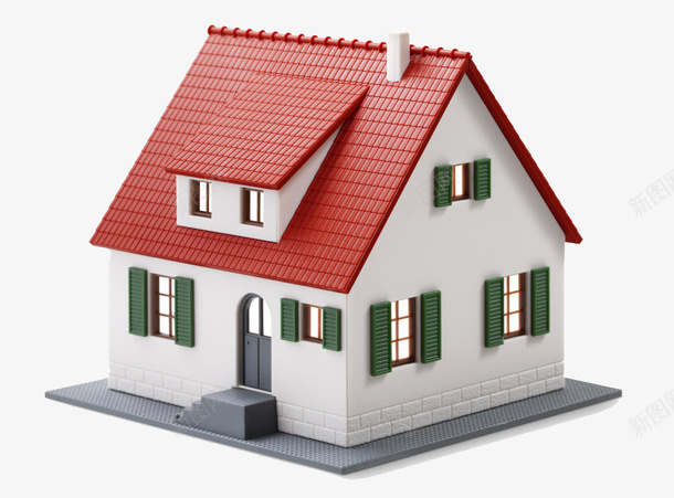 小房子模型卡通png免抠素材_88icon https://88icon.com 卡通 小房子 房子 模型