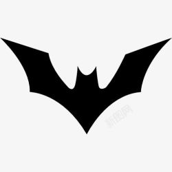 凸起图标带有凸起的翅膀的蝙蝠图标高清图片