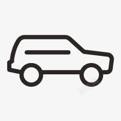 小型SUV小型车面包车电机运动型多用途汽图标高清图片