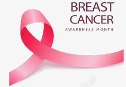 粉红丝带展架粉红色癌症日丝带高清图片
