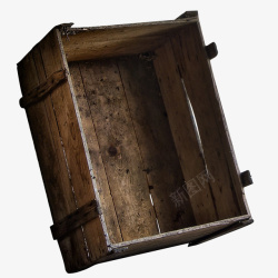 废弃废弃的旧物木箱图案高清图片