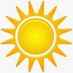 太阳天气预报晴天太阳图标图标